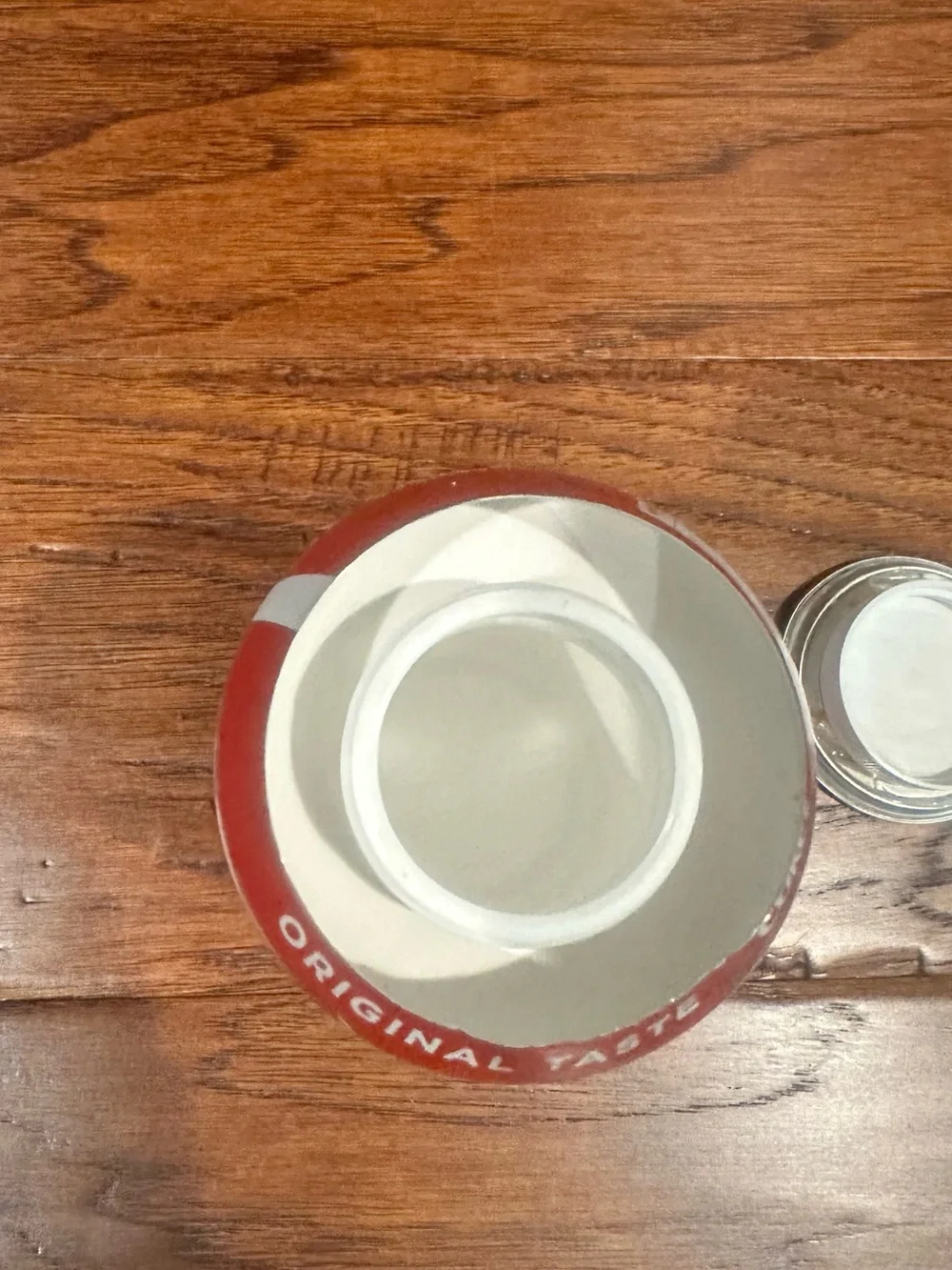 Coca-Cola Red Stash Can with White Script Logo